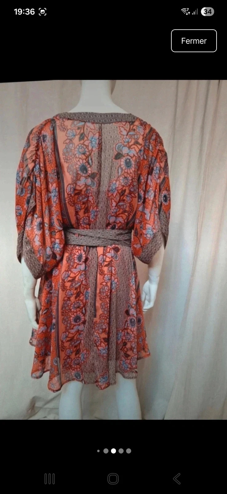 Vestido boêmio fluido Tamanho 36 – photo 4